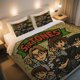 thumbnail image 1 of Sixtones Chibi Band Glittery Golden Duvet Cover Set Includes a Duvet Cover And Two Pillowcases Perfect for Independence Day, 1 of 1