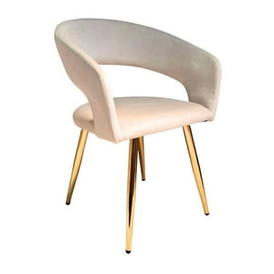 Pandalino - Sitial Sillón Siena Beige | Comodidad Y Resistencia En Terciopelo Beige