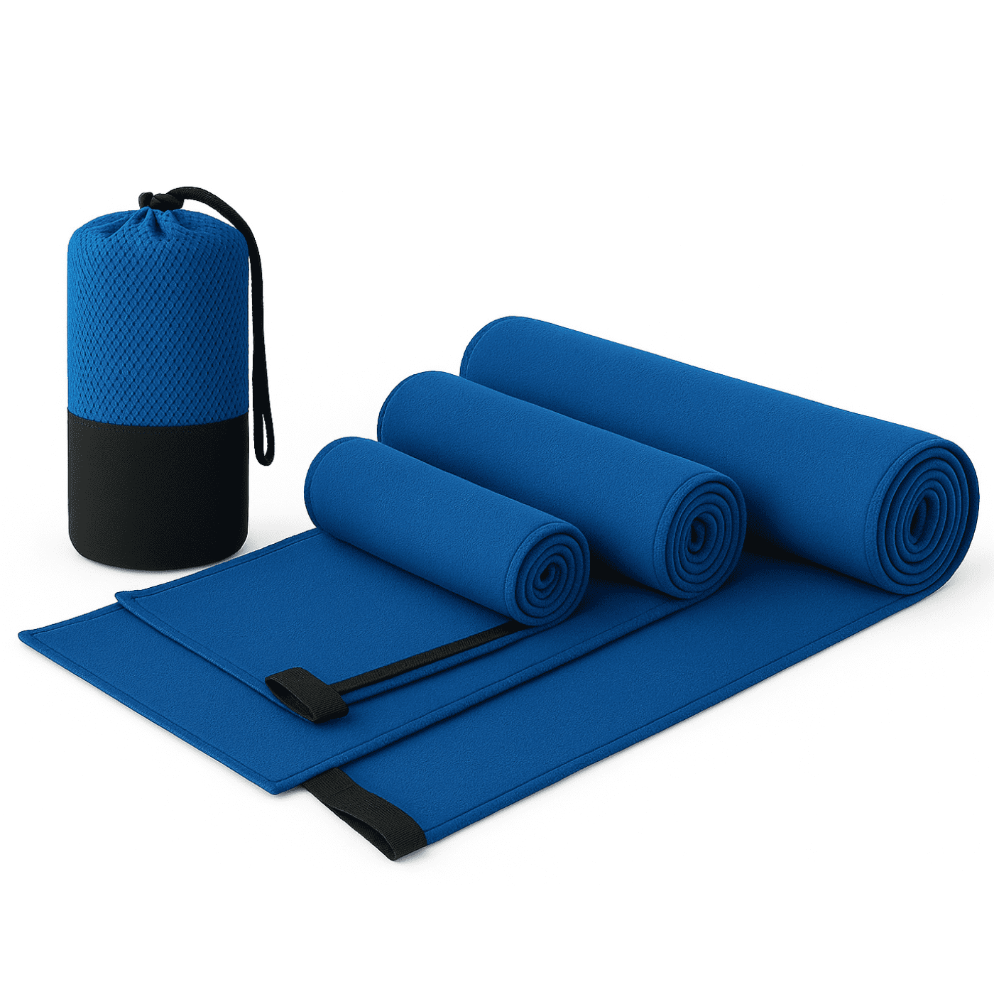 Genérico - Toalla Microfibra Set De 3 Baño Viaje Natación Secado Rápido