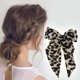 thumbnail image 2 of Unique Bargains 1 Pc Horquillas de Lazo con Estampado de Leopardo Elegante Cintas para el Cabello Negro Beige, 2 of 5