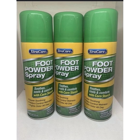 Spray de Polvo para Pies XtraCare 85 g (Pack de 3)