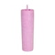 thumbnail image 1 of Bling Tumbler con pajita y tapa, bebidas frías, botella de agua, café helado, taza y taza de viaje, vasos de plástico reutilizables, perfecto , Rosado Plástico Rosa 450ml, 1 of 5