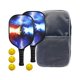 thumbnail image 3 of Juego De Paletas De Pickleball Premium Ligero Para Torneos En Interiores Y Exteriores Colorido, 3 of 5