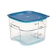thumbnail image 2 of Recipiente Graduado Cuadrado Policarbonato 12 Litros Con Tapa Azul, 2 of 4