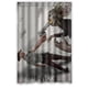 thumbnail image 1 of Cortina de ducha de The Walking Dead con dibujos animados y ganchos, tamaño 91 x 183 cm, 1 of 3