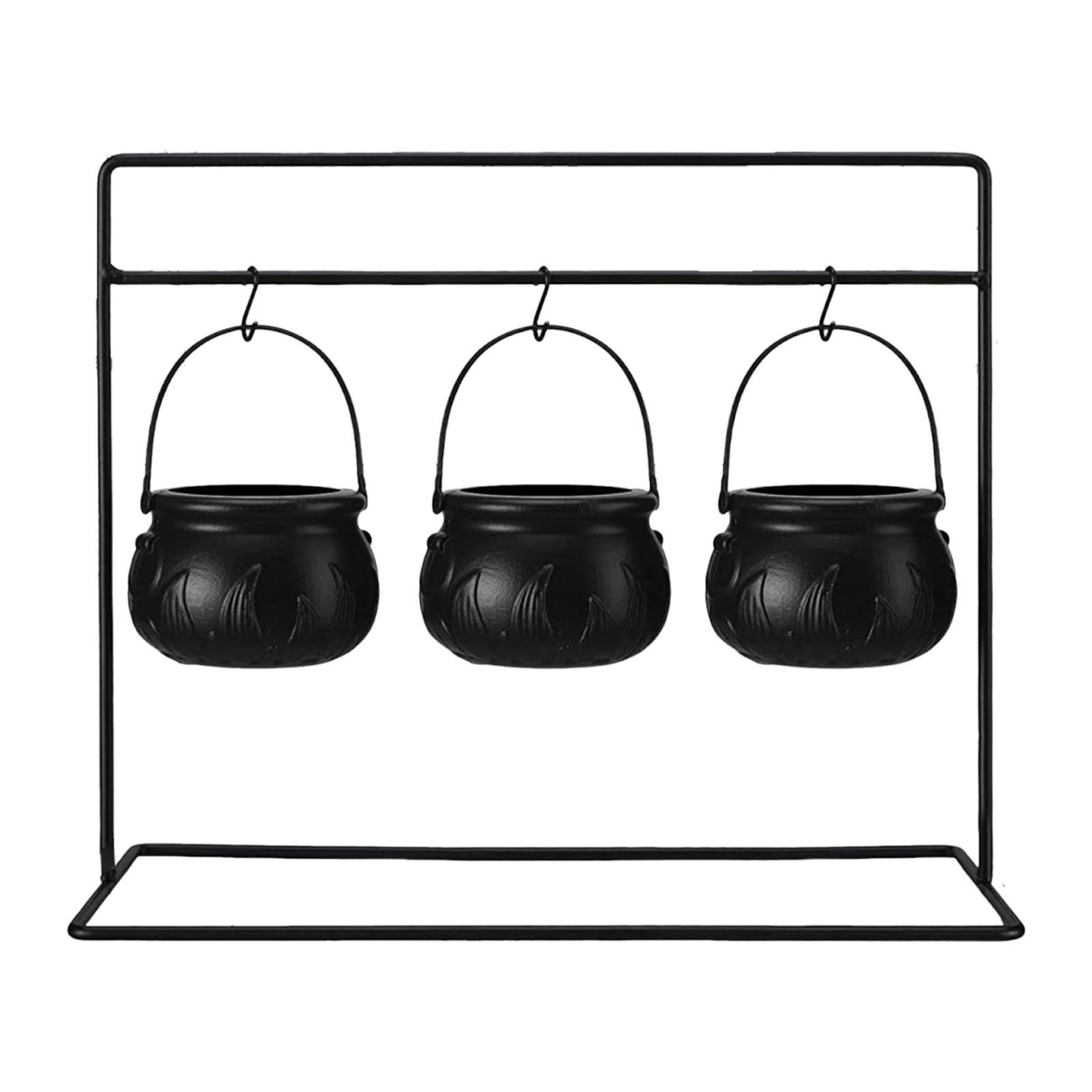 Magideal - Juego De 3 Cuencos Para Servir, Decoración Para Fiesta De Halloween, Accesorios Fotográficos Decorativos Y Tetera Para Uso En Interiores Y Exteriores.