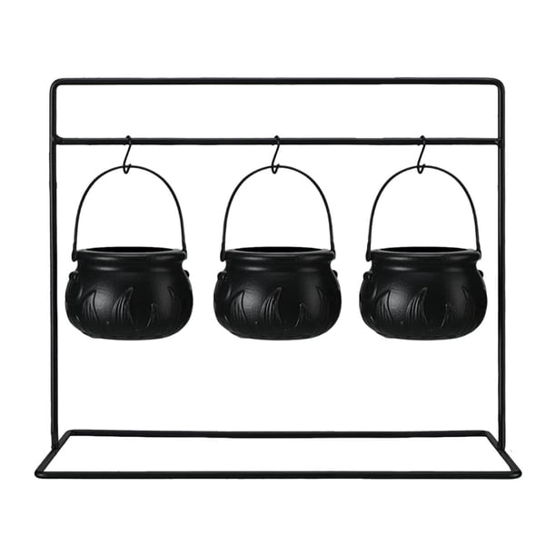 Juego de 3 cuencos para servir, decoración para fiesta de Halloween, accesorios fotográficos decorativos y tetera para uso en interiores y exteriores.
