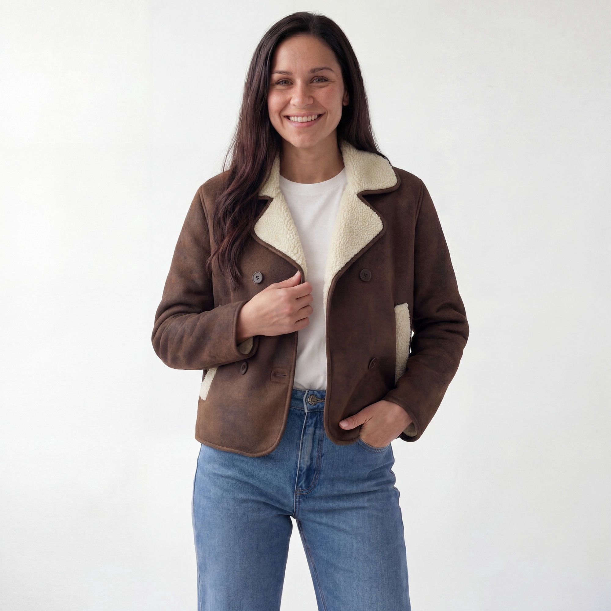 Chaqueta Boulevard Mujer Café Talla L