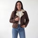 thumbnail image 1 of Chaqueta Boulevard Mujer Café Talla L, 1 of 3