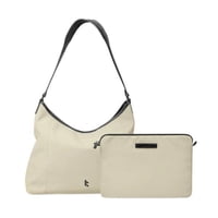 Tomtoc - Bolso Tote Versatile-T28 + Funda Notebook 14"" - Beige