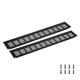 thumbnail image 1 of Uxcell 1 Set Rejilla de Ventilación Rectangular, Aluminio 500x80mm Negro, 1 of 7
