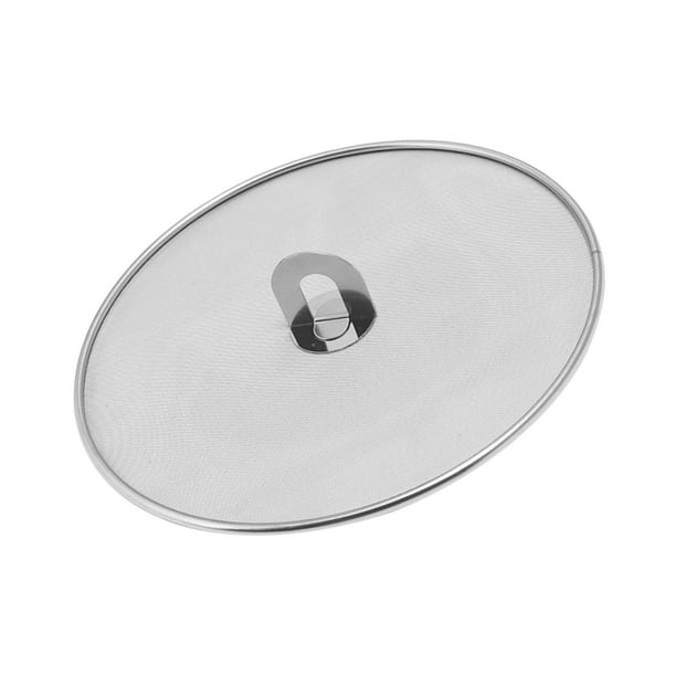 Protector Contra Salpicaduras De Grasa De Acero Inoxidable Tapa Para Sartén Con Protección Contra Aceite Resistente A La Corrosión 33 Cm