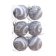 thumbnail image 3 of 6x Bolas De Navidad Adornos Colgantes De Navidad Decoraciones Colgantes Para Árbol De Navidad Plata 6cm, 3 of 3