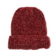 thumbnail image 1 of Gorros de lana de chenilla para hombre y mujer, gruesos, de invierno, cálidos, de color liso y con paneles ligeros., 1 of 5
