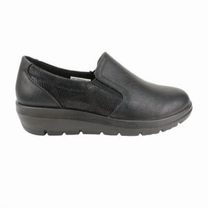 Zapato New Walk Confort Elasticado Negro