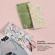 thumbnail image 4 of Funda para Anteojos MoKo Doble Grande Floral Verde Amarillo, 4 of 7
