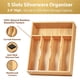 thumbnail image 2 of Organizador de cajones de cocina Umilife, cubiertos de bambú de 11 pulgadas, 2 of 6
