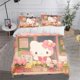 thumbnail image 1 of Hello Kitty Cute Printed Cartoon Quilt Cover 3D Children'S Bedding Set Duvet Covers 100% Polyester Twin Sets With Pillowcase, 1 of 4
