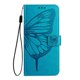 thumbnail image 2 of Funda cartera mariposa para Samsung Galaxy A17 con soporte y ranuras para tarjetas Azul, 2 of 5
