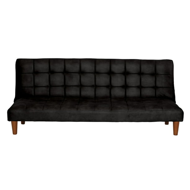 Futon Turin Cuero Kentucky Negro