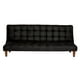 thumbnail image 1 of Futon Turin Cuero Kentucky Negro, 1 of 3