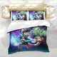 thumbnail image 5 of Miles del Mañana Conjunto de sábanas temático, trío de piezas, cómodo y amigable con la piel, diseño único, regalo de decoración para el hogar para familiares, amigos y fans,173cm *218cm, 5 of 6