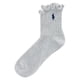 thumbnail image 1 of Calcetín tipo polo Ralph Lauren Lettuce Edge Grey Heather para mujer, 1 of 7