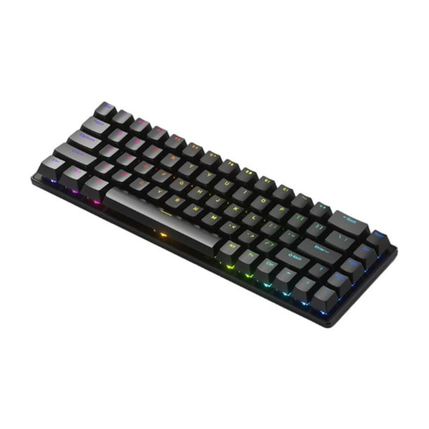 Teclado Mecánico De 87 Teclas, Teclado De Computadora De Luz Mixta Compacto Diseo Ergonómico Con