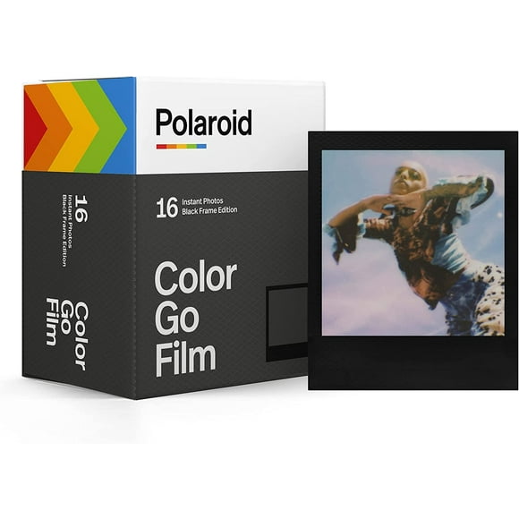 Película Polaroid Originals Go Color Paquete Doble Marco Negro 16 Fotos