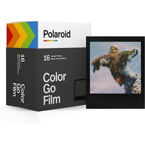 Polaroid Originals - Película Polaroid Go Color Paquete Doble De Marco Negro 16 Fotos