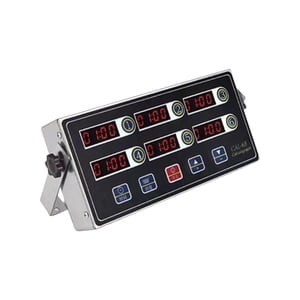 Magideal - Temporizador Digital De Cocina Temporizador De Restaurante Pantalla Led Con Alarma Fuerte Recordatorio De Freidora Comercial Acero Inoxidable Para Uso 6 Canales