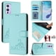 thumbnail image 5 of Funda tipo cartera FOXDOCK para OnePlus 9 con soporte, ranuras, RFID, diseño de gato, 5 of 5