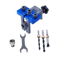 Ioensy - Kit De Taladro Con Plantilla De Espiga 3 En 1, Localizador De Perforación Universal De Alta Precisión, Perforador