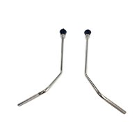 Magideal - 2 Piezas De Repuesto Para Patas De Tom De Piso, Conjunto De Accesorios Para Batería, Pieza De Batería, Elevador De Tambor, Pie De Piso, Patas De Bombo