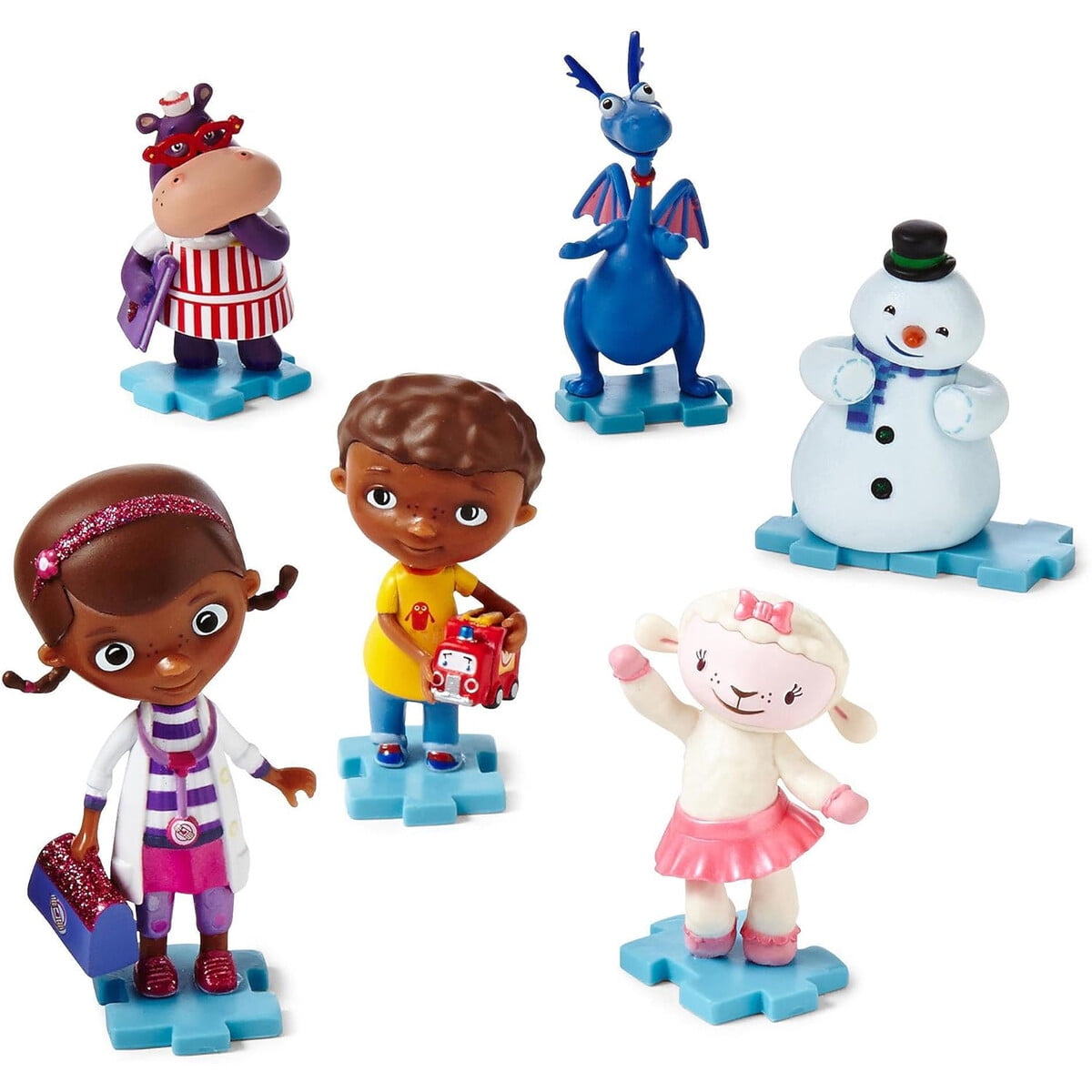 Set Figuras Disney Doc Mcstuffins 6 Piezas Playset