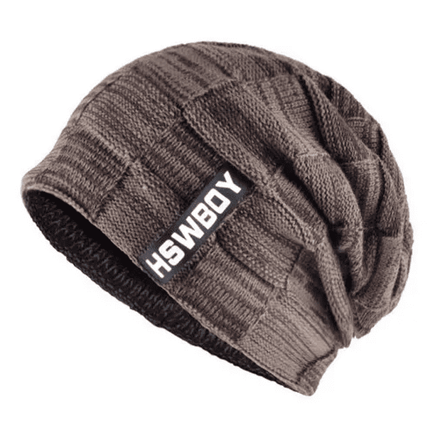Gorro Invierno Hombre De Lana Con Forro Interno Moda Il Café