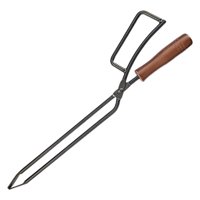 Magideal - Pinzas Para Chimeneas Grabber Para Leña Herramienta Para Horno Con Parrilla Parrilla Herramienta Para Hoguera Para Acampar, Pinza Para Leña, Pinza