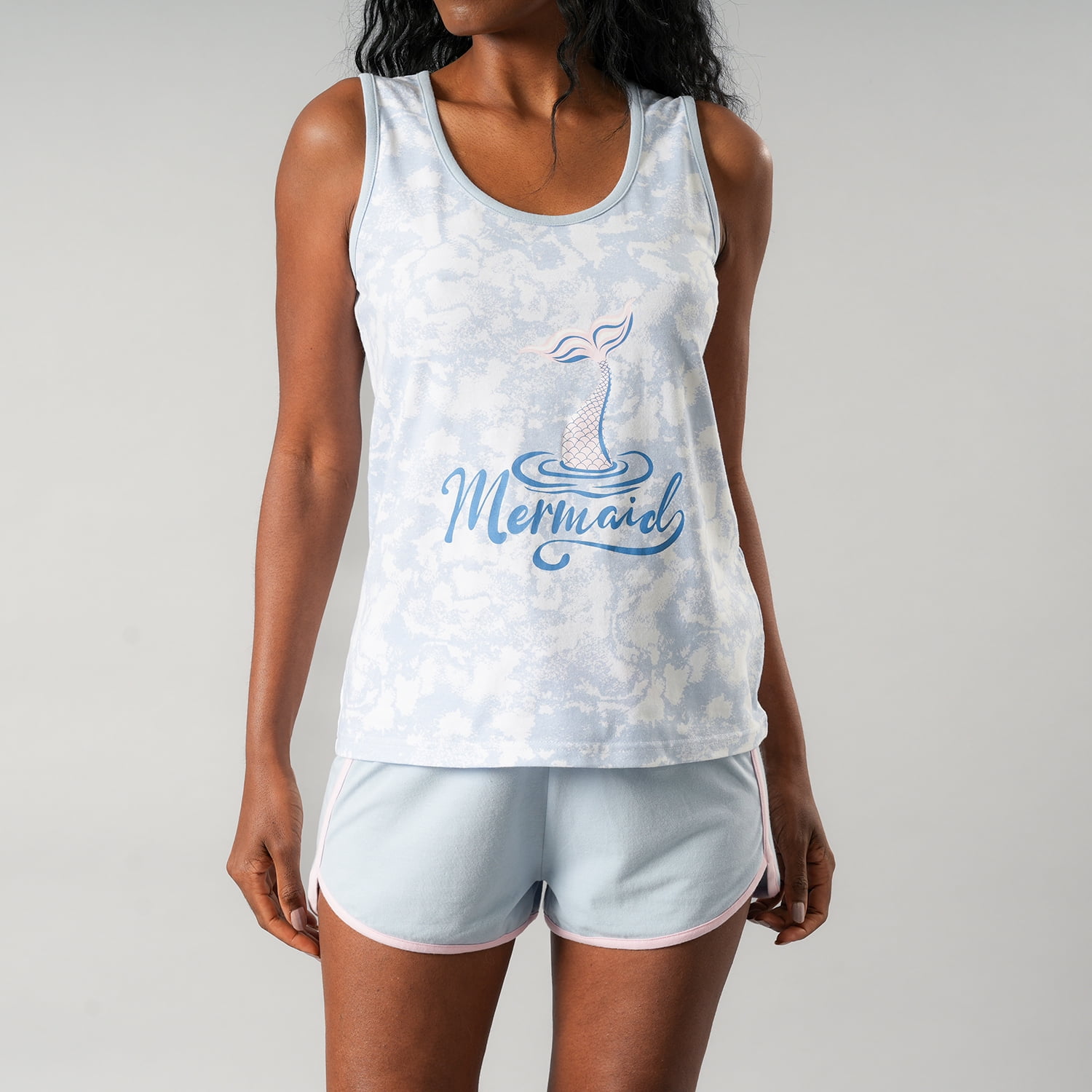 Flores - Pijamas Top Sin Mangas + Short 33555-229