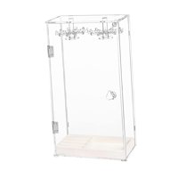 Magideal - Organizador De Collares Giratorio De Acrílico, Soporte Para Collares, Organizador De Joyas, Soporte Para Presentación De Joyería Para Dormitorio, Ofic