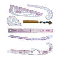 Bothyi - Regla De Costura Diy, Juego De Sastre, Herramientas De Costura, Regla Práctica Duradera Para Modistas, 6 Reglas