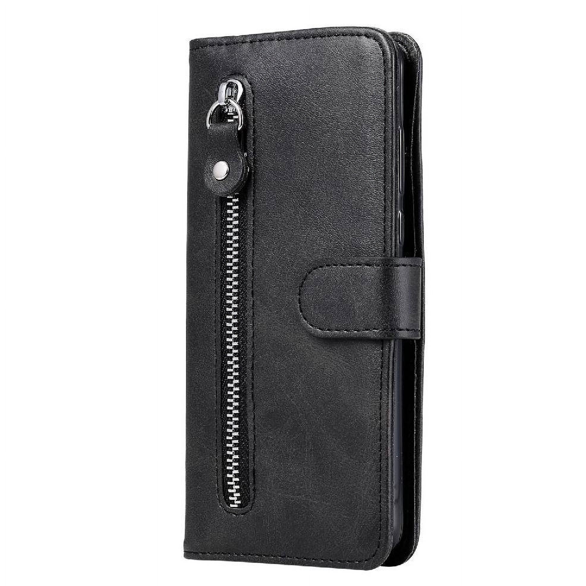Gangxun - Funda Con Cremallera Para Xiaomi Poco M3 Pro 5G, Carcasa Cartera De Cuero Pu Con Soporte Y Tarjetero