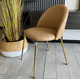 thumbnail image 3 of Pack 2 Sillas Sitiales Nordic Felpa Gold - Cafe, 3 of 3