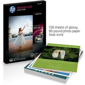 Papel Fotográfico Hp Premium Plus | | Brillante | 4X6 100 Hojas