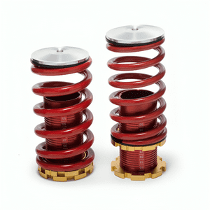 Genérico - Kit Coilover Universal Suspensión Regulable Auto 4 Unidades