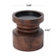 thumbnail image 2 of Candelabro de Madera Mainstays Marrón Oscuro 10 cm, 2 of 3