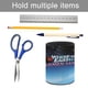 thumbnail image 5 of ¿Dónde en el Mundo Está Carmen Sandiego?-theme Cylinder Pen Holder Pencil Organizer with Flannel Lining PVC Leather Material Cardboard Base for study work 10*8CM, 5 of 6