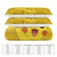 thumbnail image 3 of Pikachu 3 Piece Sets Full/Queen Size - Reversible Microfiber Quilts with Shams Soft Lightweight Bedspread Coverlet Comforter for All Season Bed Sheets, 3 of 4