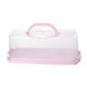 thumbnail image 2 of Caja De Pan Rectangular Multiusos Para Guardar Alimentos, Ideal Para Acción De Gracias, Cumplea?os, Picnic, Color Rosa, 2 of 5