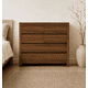 thumbnail image 1 of Cómoda "Puelo" 5 Cajones Mueble de Pino Clear con Distribución - Café - 100x40x90 cm, 1 of 3