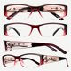 thumbnail image 5 of Gafas de lectura EYEBOGO Kaylee para mujer, color burdeos, 3.25x, 5 of 9